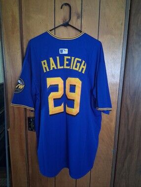 Mystery Sports Card With Cal Raleigh Seattle Mariners XXL Stitched Jersey